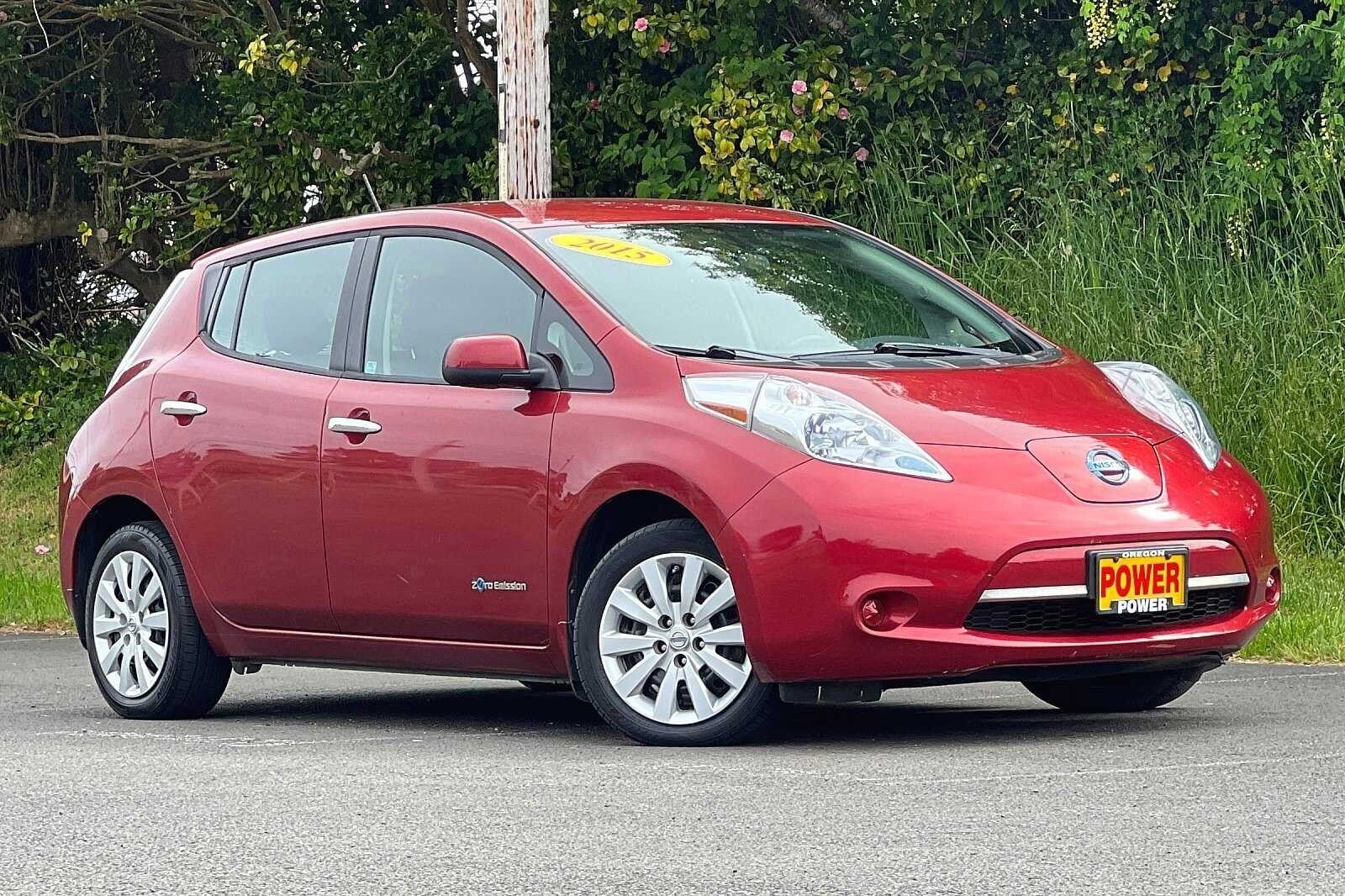 Used 2015 Nissan LEAF S with VIN 1N4AZ0CP4FC305095 for sale in Newport, OR